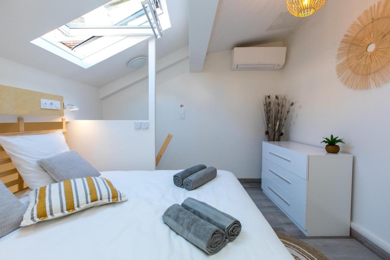 Duplex : Plage 300m, Clim, Netflix Cannes Exterior foto