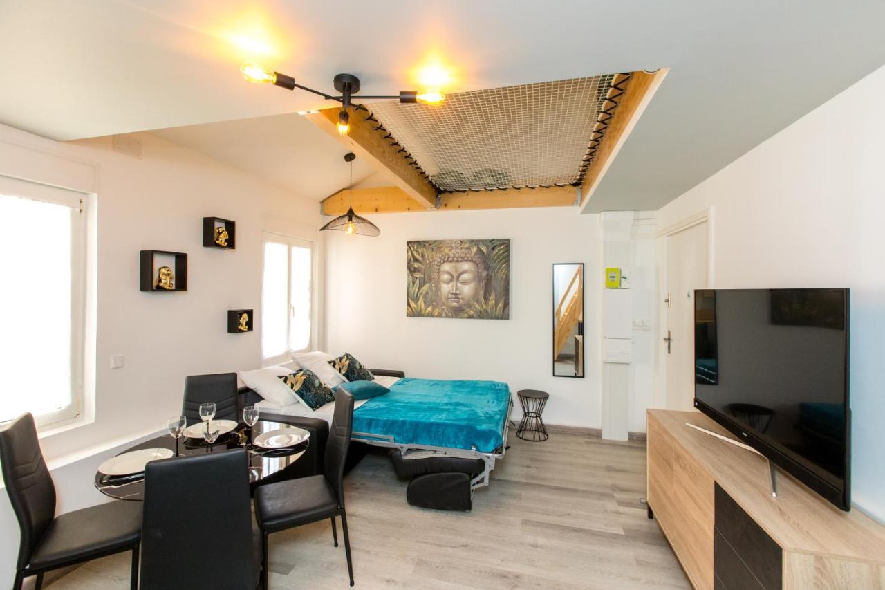 Duplex : Plage 300m, Clim, Netflix Cannes Exterior foto